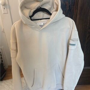 Comfy Cream Hoodie for Women